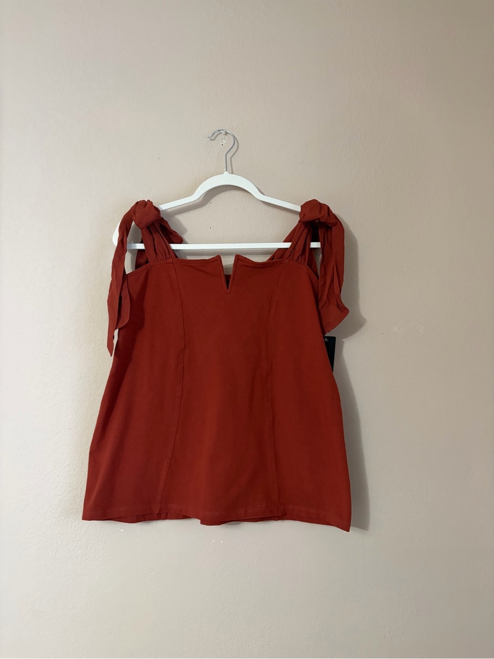 Torrid 2X Foxy Tie Strap Corset Tank Top Roasted Russet Size 2 NWT 18-20